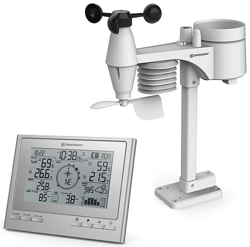 foto Bresser 7-in-1 ClimateScout Exclusive Line Weather Center, silver