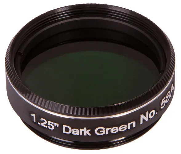 resim Explore Scientific Dark Green N58A 1.25" Filter
