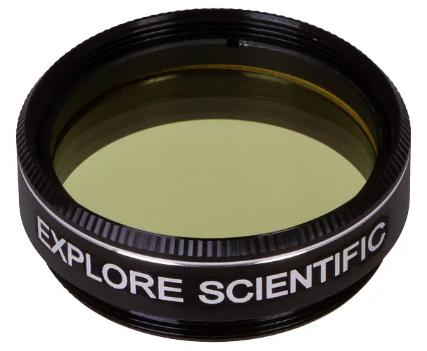 resim Explore Scientific Light Yellow N8 1.25" Filter