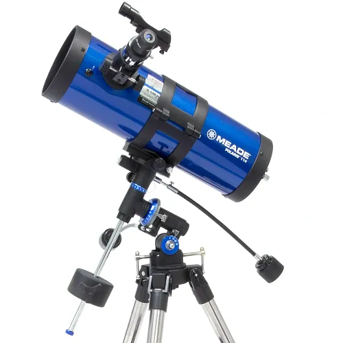 resim Meade Polaris 114 mm EQ Reflektör Teleskop