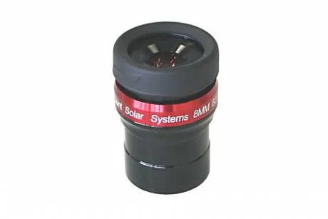 resim LUNT LS8E H-alpha 60° 8mm 1.25” Flat Field Eyepiece