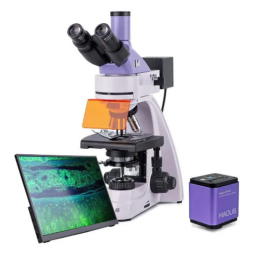 foto MAGUS Lum D400L LCD Floresan Dijital Mikroskop