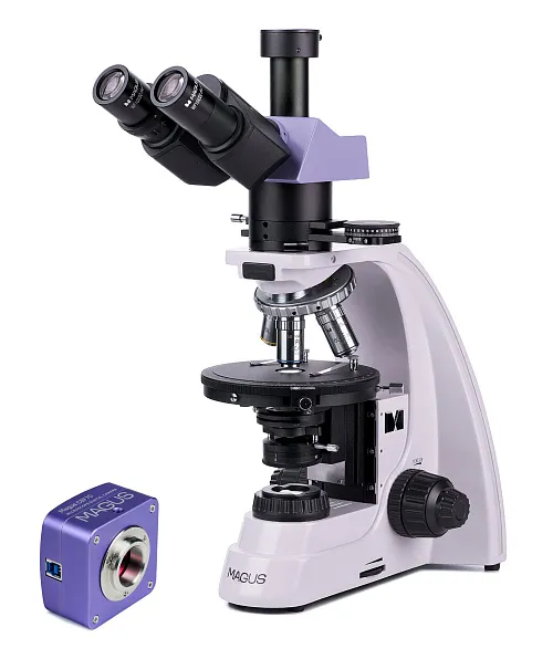 resim MAGUS Pol D800 Polarize Dijital Mikroskop