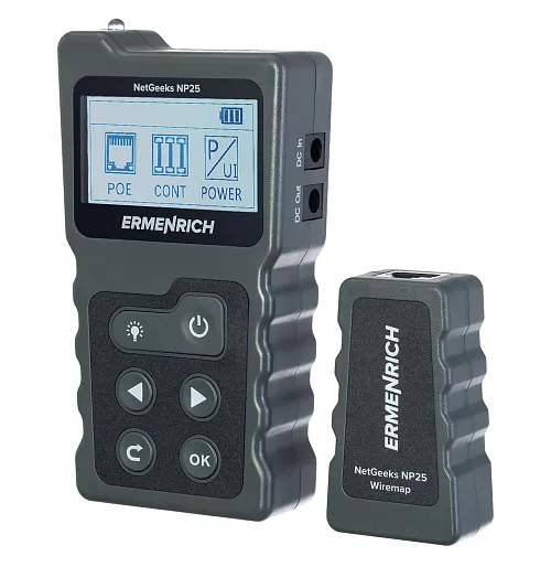görüntü Ermenrich NetGeeks NP25 PoE Test Cihazı,  1