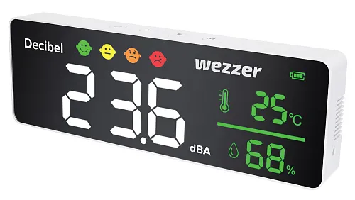 görüntü Levenhuk Wezzer Teo TH70 Kirlilik Monitörü Termo Higrometre,  1