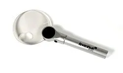 resim Levenhuk Zeno 400 LED Büyüteç, 2/4x, 88/21 mm, Metal
