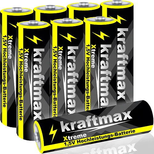 foto Kraftmax AA LR6 Pil, Alkalin, 1,5 V (1 adet),  1