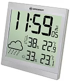fotoğraf Bresser TemeoTrend JC LCD RC Weather Station (Wall clock), silver