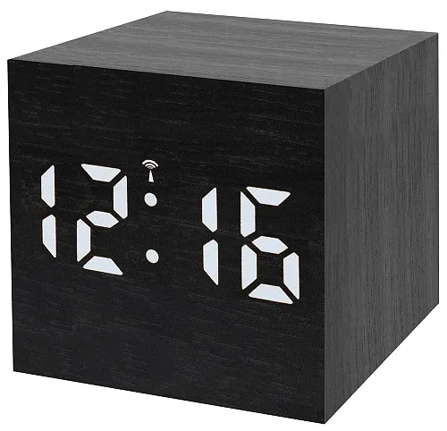 foto Bresser MyTime WAC Tabletop Alarm Clock, black,  1
