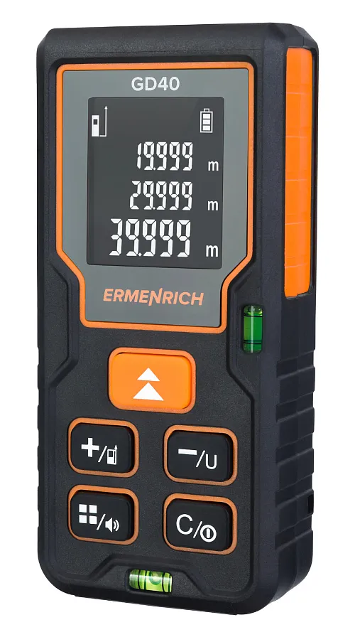 fotoğraf Ermenrich Reel PLUS GD40 Lazer Metre, siyah