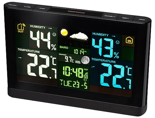 foto Bresser Weather Station with Colour Display, black,  1