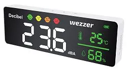 görüntü Levenhuk Wezzer Teo TH70 Kirlilik Monitörü Termo Higrometre