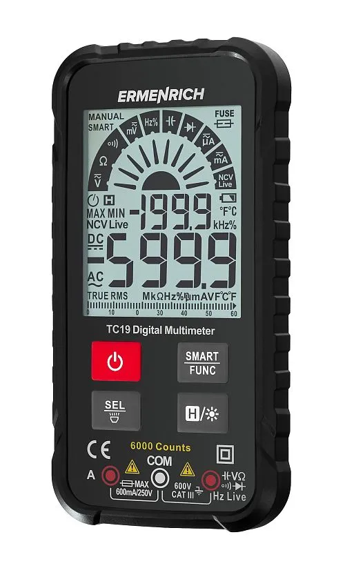 görüntü Ermenrich Zing TC19 Dijital Multimetre,  1