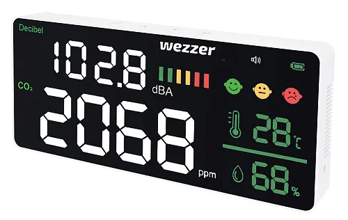 resim Levenhuk Wezzer Air PRO CN20 Hava Kalitesi Kirlilik Monitörü