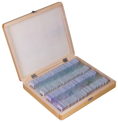 resim Bresser Prepared Slides Set 100pcs, with case,  1