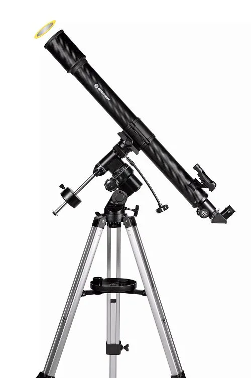 görüntü Bresser Lyra 70/900 EQ3 Telescope with solar filter,  1