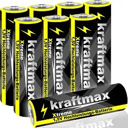 foto Kraftmax AA LR6 Pil, Alkalin, 1,5 V (1 adet)