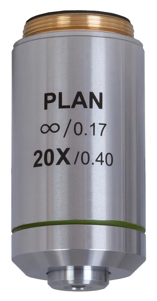resim Levenhuk MED 20x Sonsuzluk Düzeltimli Plan Akromatik Objektif,  1