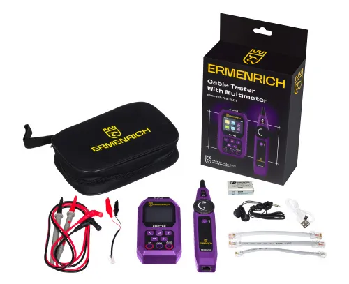 foto Ermenrich Ping SM75 Multimetreli Kablo Test Cihazı,  2