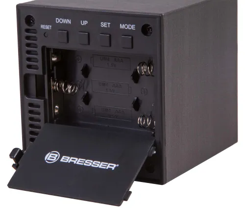 foto Bresser MyTime WAC Tabletop Alarm Clock, black,  7