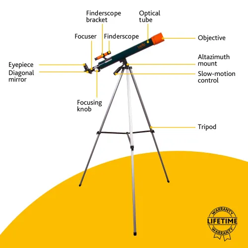 fotoğraf Levenhuk LabZZ T2 Teleskop,  13