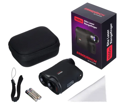görüntü Ermenrich LR1500 Şantiye Lazer Mesafe Ölçer, siyah,  2