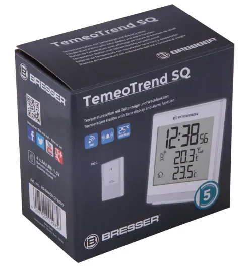 görüntü Bresser TemeoTrend SQ RC Weather Station, white,  10