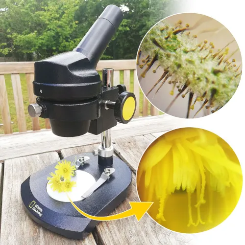 görüntü Bresser National Geographic 20x Microscope, monocular,  11