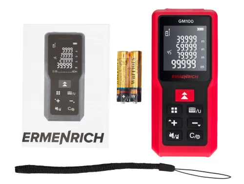 resim Ermenrich Reel PRO GM100 Lazer Metre,  2