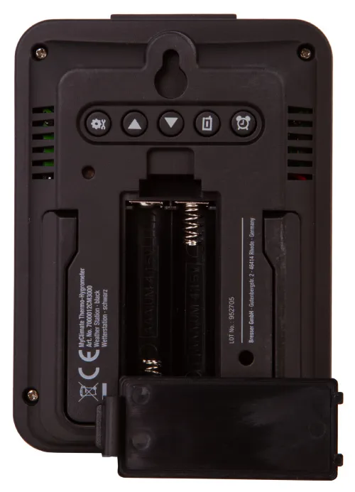 foto Bresser MyClimate Thermo/Hygrometer Clock, white,  10