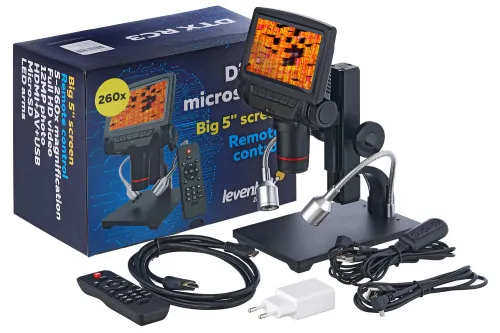 fotoğraf Levenhuk DTX RC3 Uzaktan Kumandalı Mikroskop,  2