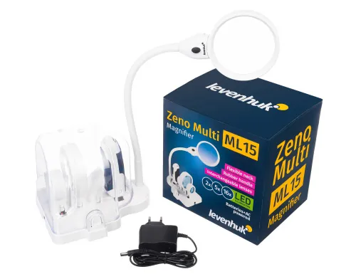 görüntü Levenhuk Zeno Multi ML15 Beyaz Büyüteç,  2