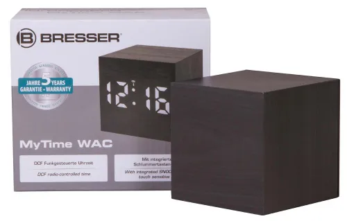 foto Bresser MyTime WAC Tabletop Alarm Clock, black,  9