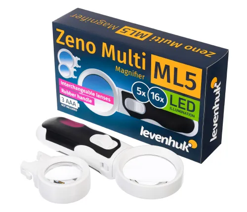 fotoğraf Levenhuk Zeno Multi ML5 Büyüteç,  2