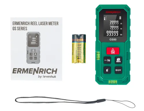 foto Ermenrich Reel PLUS GS80 Lazer Metre,  2