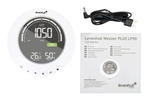 foto Levenhuk Wezzer PLUS LP90 CO₂ Monitörü,  3