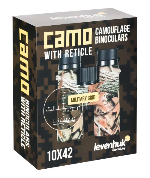 resim Levenhuk Camo 10x42 Artıkıllı Binoküler Dürbün,  14