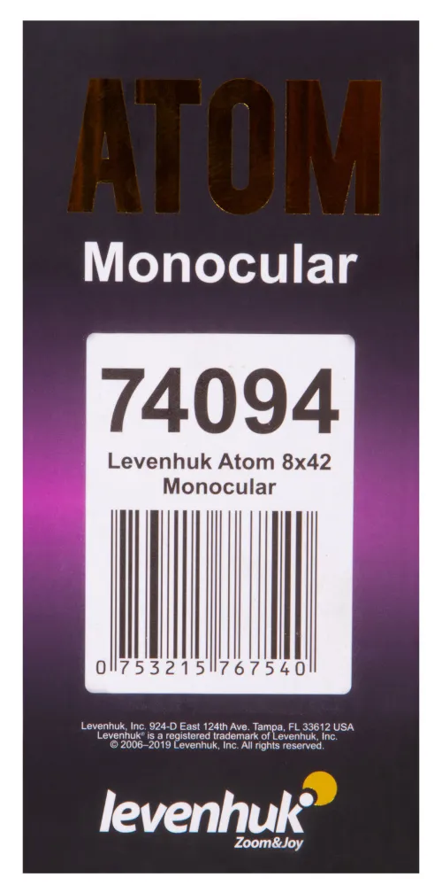foto Levenhuk Atom 8x42 Monoküler,  14