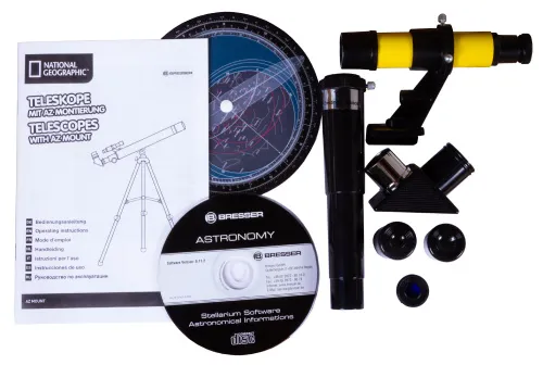 fotoğraf Bresser National Geographic 50/600 AZ Telescope with Mount,  10