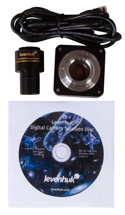 görüntü Levenhuk MED D35T Dijital Trinoküler Mikroskop,  10