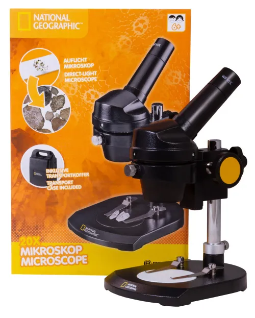 görüntü Bresser National Geographic 20x Microscope, monocular,  12