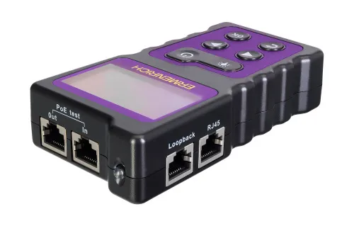 görüntü Ermenrich NetGeeks NP25 PoE Test Cihazı,  8