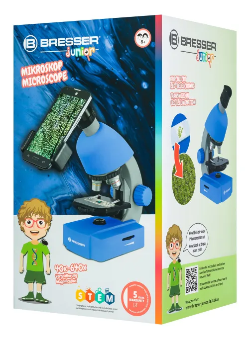 resim Bresser Junior 40–640x Microscope,  12