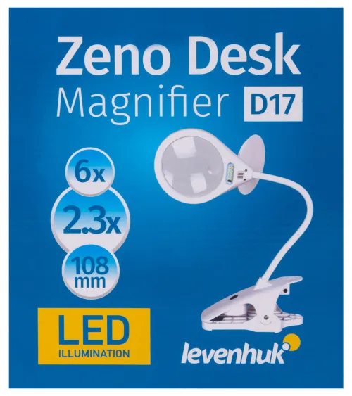 foto Levenhuk Zeno Desk D17 Büyüteç,  12