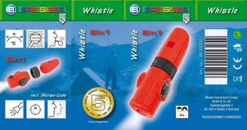 görüntü Bresser Junior Multifunctional Whistle 6 in 1,  9
