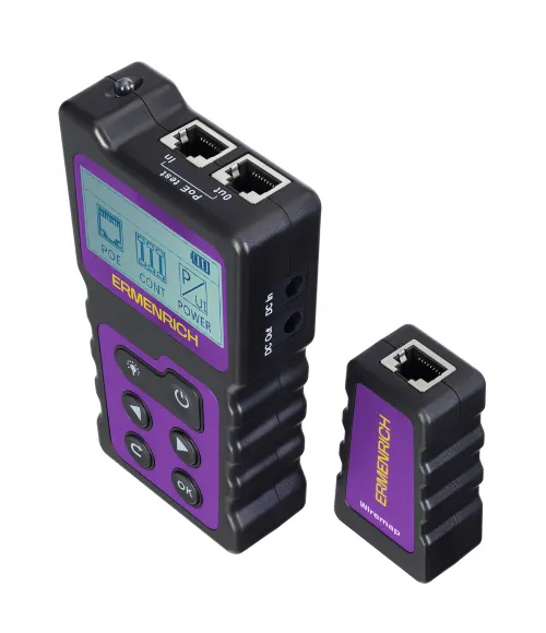 görüntü Ermenrich NetGeeks NP25 PoE Test Cihazı,  7