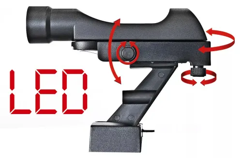 resim Bresser Polaris-II AR-102/600 EQ-3 AT-3 Telescope with solar filter,  6