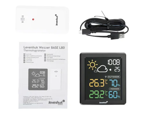 fotoğraf Levenhuk Wezzer BASE L80 Termo Higrometre,  3