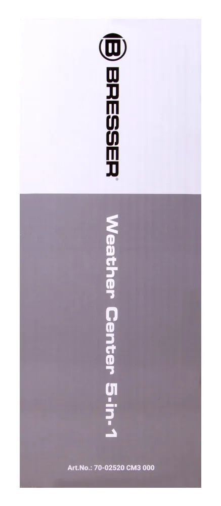 resim Bresser 5-in-1 Weather Station with Colour Display, black,  16