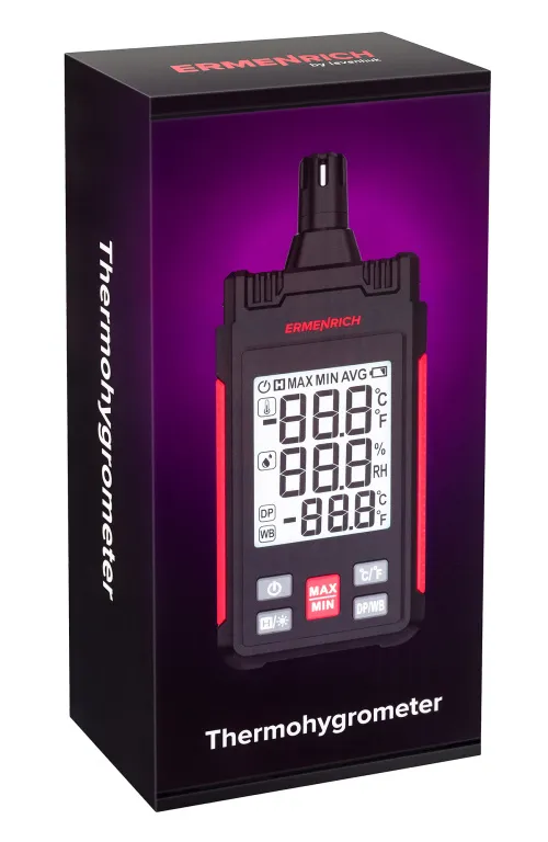 görüntü Ermenrich Wett TU20 Termo Higrometre,  9